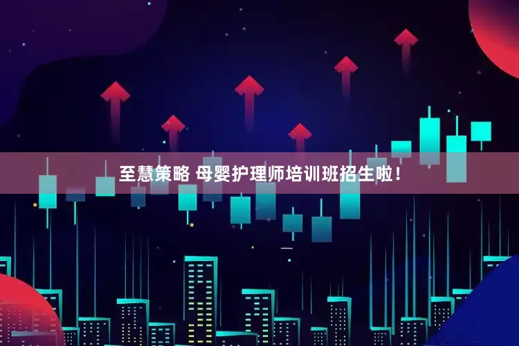 至慧策略 母婴护理师培训班招生啦！